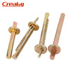 Creaby cement wall fast gecko expansion nail insert gecko knock-type expansion driven expansion bolt knock-in nail 6x40 (50 pcs)