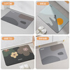 Ecoco bathroom absorbent floor mat toilet bathroom entrance door quick-drying household soft anti-slip anti-fall shower mat