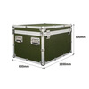 Jingsheng Fengbo military green aluminum alloy material box aviation instrument equipment box material storage box tool equipment storage box transport turnover box can be customized 1200*600*500mm