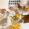 PAKCHOICE and basin borosilicate glass kneading basin food grade kitchen washing vegetable filling salad baking egg bowl washing basin cooking and noodle non-stick basin