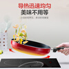 SUPOR frying pan, non-stick frying pan, cooking pan, steak pan, pancake pan, household pan, deep body, with lid, induction cooker, gas universal, 26cm