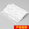 Hasdick Beijing Warehouse Delivery Plastic Coated Iron Wire Tie Flat Electro-galvanized Iron Wire Tie 0.55mm White 15cm (1000 pieces) HKL-322
