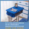 Primary and secondary school student desk cover 40x60 classroom waterproof tablecloth table cover sky blue school desk study desk cover royal blue/thick anti-wrinkle cloth type B three-sided skirt/40x60cm waterproof/fitable