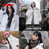YAYA Wang Yibo's same style down jacket for men and women 2025 winter new long over-the-knee thickened warm women's jacket cyan black -YE4B001056A 312g high-fill velvet/ice shell series M recommended 115-130 catties