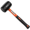 DIONO tile rubber hammer solid rubber hammer floor tile rubber hammer rubber installation hammer rubber hammer large tool solid hammer grade rubber handle (1000 type) rubber hammer