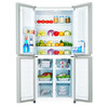 Oaks refrigerator four-door cross-door double cycle large capacity energy-saving household double-door kitchen ultra-thin embedded refrigerator 328 liters frequency conversion first-class energy efficiency ultra-thin cross four-door