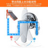 Jiumu Wangshijia exposed hot and cold water mixing valve faucet all-copper shower set solar water heater mixing valve stainless steel exposed forward thick 304 shower set