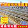 White transparent agricultural seedling film, small shed film, thermal insulation and moisturizing greenhouse film, waterproof plastic film protective film, 2 wires thick, 2 meters wide, 20 meters long (zero cut)