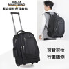 Shantou Lincun Wheeled Travel Bag Can Be Shouldered Large Capacity Trolley Bag Travel Backpack Male and Female Student Business Trip School Bag 2025 Black