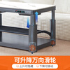 Yan Rubik's Cube Light Mobile T10 Electric Heating Table Electric Stove Fire Table Double Lift Rectangular Electric Grill Table Multi-functional Electric Heating Table Fire Coffee Table Stove Table All-in-one Household New Model 1.3 meters without furnace Mobile casters + 2.0 voice lift + up and down heating Free window opening warm cover + home delivery