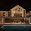Xiaomi whole-house smart home control system Greenmi Apple Homekit lighting design solution customized Siri whole-house smart villa package