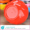 Colorful stainless steel bowl, anti-scalding, high-looking, insulated, double-layer adult instant noodle bowl, special for household use with lid, anti-fall for children, colorful bowl 13CM 1 piece