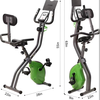 Dynamic bicycle Hongyuan folding home indoor silent magnetic control weight loss exercise bike bicycle training equipment gray green