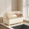 Jingwu tableware storage box cupboard kitchen tableware storage box dishware rack with cover