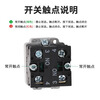 Delixi self-restoring knob switch self-resetting three-position knob LAY5s-BD53 three-position switch LAY5s-BD53 three-position self-resetting two normally open