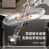 Wrigley 3mm thickened sink large single tank 304 stainless steel vegetable basin handmade nano slag collector 15% renewal subsidy