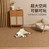 KimPets Cat Scratching Board Cat Nest Integrated Carpet Mat Anti-Cat Claw Large Four Seasons Wear-Resistant No Chips Protection Sofa Coffee Color M Code 50*80