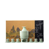 Yuansu FATEHOUSE Longquan Celadon Ceramic Wine Set Warm Wine Candle Wine Divider White Wine Cup Rice Wine Sake Hot Wine Set Logo Longquan Celadon Warm Wine Cup + Sauce