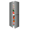 CHIGO 268 liter double-door refrigerator household small first-class energy efficiency large capacity refrigerated fresh-keeping soft-freeze partitioned storage energy-saving refrigerator for rental houses trade-in 268 liters purification and deodorization four layers of upper refrigeration and three layers of lower freezer shelves
