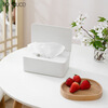 SP SAUCE wet wipes box empty box living room desktop sealed dustproof lidded tissue box baby wipes box storage box large simple wet wipes box