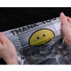 Weijia smiley face bag thickened portable plastic bag food grade packaging bag double-sided 2.8 silk 40*60cm 100 pieces/pack (35L)