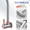 BSITN wall-mounted faucet kitchen 304 stainless steel body single cold quick opening 360 rotating sink faucet B6035