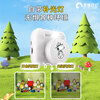Black Cat Diary SNH1 Snoopy digital camera ccd polaroid camera photo accessories recorder small camera video recorder filter portable student children cartoon gift white 64G