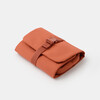 MUJI polyester fiber hanging storage bag with small bag orange