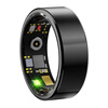 Lenovo smart ring, multi-functional sports monitoring, sleep tracking, heart rate and blood oxygen intelligent detection, 5ATM sports waterproof, swimming and diving, wearable remote control, photo taking, long battery life, black size 10
