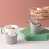 Fully suitable disposable paper cup holder, office saucer, cup holder, boiling water insulation cover, paper cup box, plastic cup cover, gray 12 pack