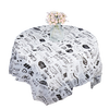 Disposable thickened printed tablecloth ins tablecloth food stall picnic mat plastic tablecloth round table waterproof and oil-proof text 160*160cm* (50 pictures)
