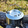 316 outdoor tea set kettle collecting hot water kettle outdoor tea making set portable tea kettle camping water boiling artifact 316 medical material (steel handle) 1.4L