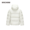 Skechers New Year's Gift Down Jacket Winter Hooded Warm Jacket Casual Short Coat Same Style for Men and Women L324U154