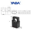 YADA/24/35/50/Micro opening current transformer snap-in transformer CTF50-1000A_5A