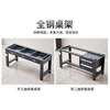 Kaiyuan industrial gray four-drawer one-door single-hanging plate 1500*750*1250mm stainless steel surface heavy-duty workbench bench bench workshop tool table multi-functional maintenance tool table experimental operating table