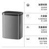Mayflower stainless steel trash can 13L large household direct throw living room kitchen bathroom bedroom office trash can