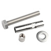 Yonglishang 304 stainless steel external hexagonal internal expansion screw pull-out built-in bolt tube 6*60 (5 pcs)