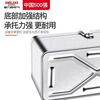 DELIXI ELECTRIC stainless steel tool box storage box car home storage box thickened hardware iron box portable extra large
