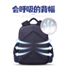 Wang Wang Team Li Da Gong Kindergarten School Bag Lightweight Breathable Large Capacity Chest Buckle Backpack for Children 3-6 Years Old Women