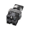 Delixi self-restoring knob switch self-resetting three-position knob LAY5s-BD53 three-position switch LAY5s-BD53 three-position self-resetting two normally open