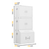 Kington mobile phone shielding cabinet, signal shielding cabinet, mobile phone storage cabinet JDPBG15, three sections, 80 grids, including base cabinet
