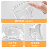 Meiya disposable tea cups 60ml*100 thickened aerospace plastic kung fu tea cups food grade high temperature resistant cups