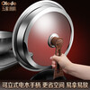 Olodo glass pot lid with instant visibility, transparent wok, frying pan lid, steamer lid, soup pot lid, hot pot lid, thickened pot lid, explosion-proof, 40cm, fully see-through, with 2 handles