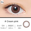 Angel Color Bambi Series Japan Direct Mail Japan Imported Daily Disposable Color Contact Lenses 30 Pieces 4#Cream Pink Girly Powder 0 Degree