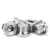 Jinchao 304 stainless steel inner hexagonal flange surface imperial plug inner corner edge oil plug metric plug G1-2 inch M8*1.25 (2 pieces)