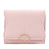 Kangaroo (KANGAROO) small wallet new niche design student Korean version small fresh card holder folding coin purse female small mini pink
