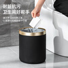CCKO Trash Can Household Large Bathroom Living Room Bedroom Office Toilet Kitchen Trash Can Customized Logo 12L Internal and External Double Buckets Gray