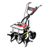 DELIXI ELECTRIC micro-tiller agricultural small plowing tillage cultivator ditching and plowing household soil loosening four-stroke gasoline rotary tiller Four-stroke micro-tiller comes standard with loosening wheel + rake