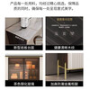 Guen light luxury slate multi-functional package installation sideboard wine cabinet kitchen cupboard restaurant wall multi-layer entrance storage cabinet self-installation length 100 thick 35 height 200