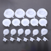 JPHZNB white plastic plug plug hole plug hole cover inner thread dust cover threaded hole protective sleeve round pipe plug D-M10 (50 pieces)